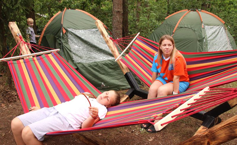 Фотофакт: Лагерь участников турслета "За здоровый образ жизни" развернулся у Беседи