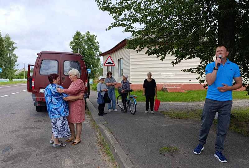 Поезд "Забота" отправился в малонаселенные пункты Новосамотевичского сельсовета