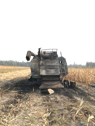 Костюковичский РОЧС напоминает о пожарной безопасности при уборке зерновых