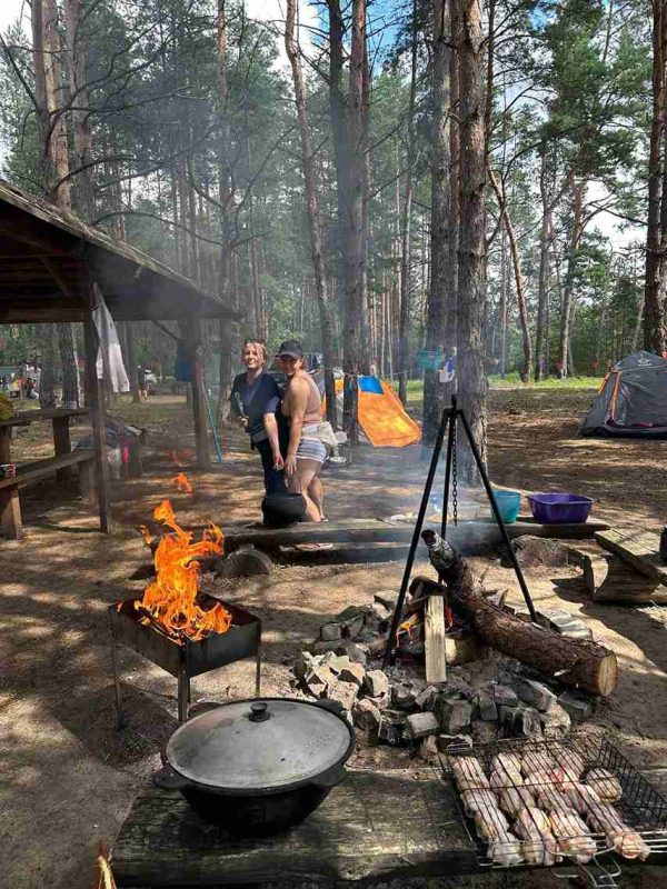 Районный турслет, день второй: состязания продолжаются Районный турслет, день второй: состязания продолжаются