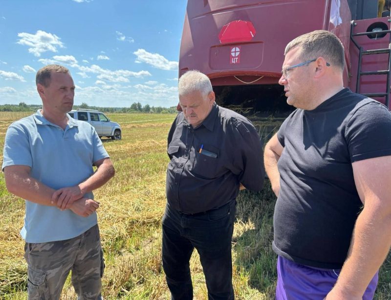 В Костюковичском районе началась уборочная кампания