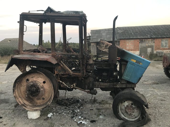 Костюковичский РОЧС напоминает о пожарной безопасности при уборке зерновых