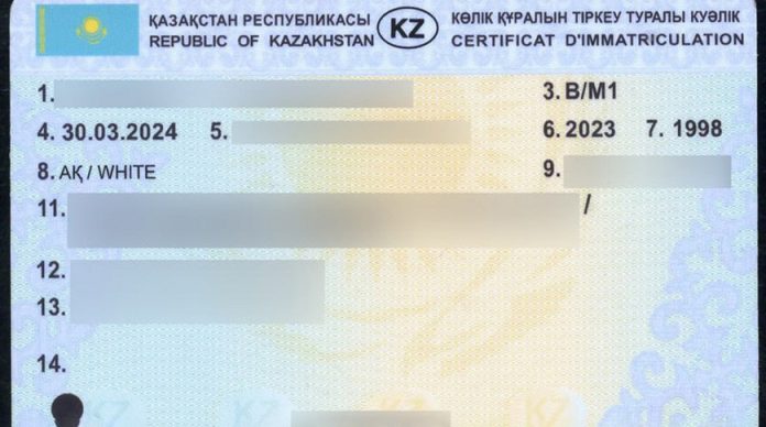 Могилевчанин приобрел кроссовер из Казахстана с поддельным свидетельством о регистрации