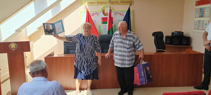 Ветеран органов внутренних дел Костюковичского РОВД Александр Черкасов отметил свой юбилей