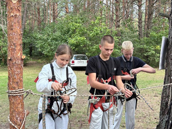 ФОТОФАКТ: Спортивные состязания студотрядовцев на районном турслете