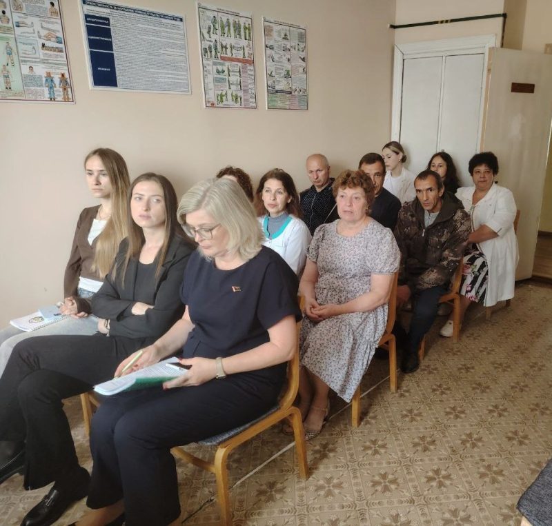 Информационная группа главы Костюковичского района встретилась с коллективом райЦГиЭ