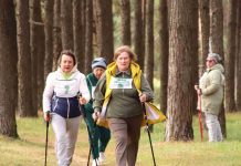 ФОТОФАКТ: Марафон скандинавской ходьбы прошел в Костюковичах