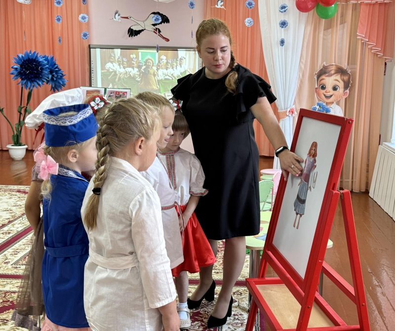 Воспитанники детского сада №2 приняли участие в патриотической акции "Письмо о Беларуси"