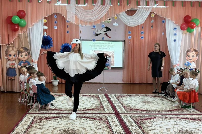 Воспитанники детского сада №2 приняли участие в патриотической акции "Письмо о Беларуси"