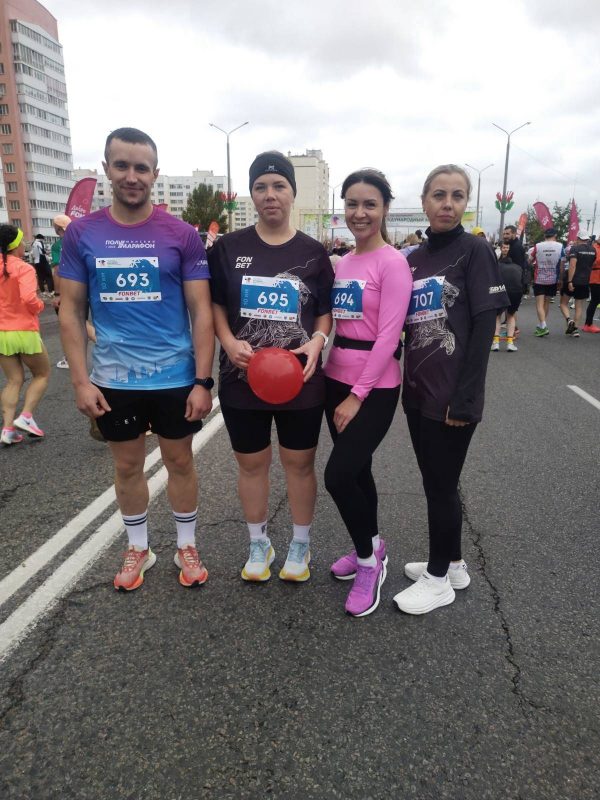 Достойное выступление: работники БЦЗ приняли участие в Могилевском международном марафоне