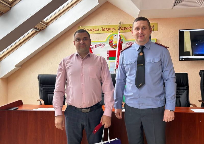 В Костюковичском РОВД состоялась встреча с настоятелем Свято-Мариемагдалинского храма протоиереем Михаилом В Костюковичском РОВД состоялась встреча с настоятелем Свято-Мариемагдалинского храма протоиереем Михаилом