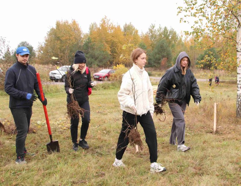 Расти и цвести: Единый день озеленения провели в Костюковичах Расти и цвести: Единый день озеленения провели в Костюковичах