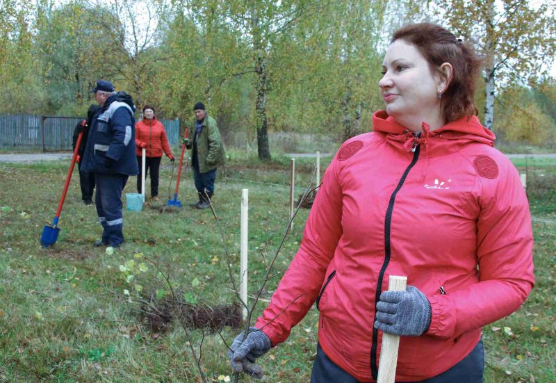 Расти и цвести: Единый день озеленения провели в Костюковичах Расти и цвести: Единый день озеленения провели в Костюковичах