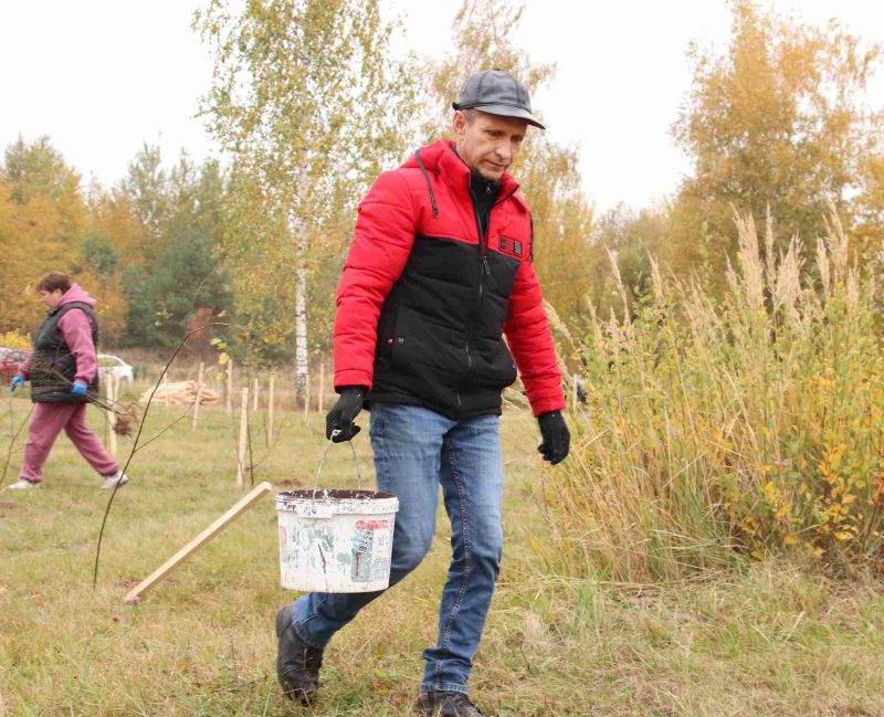 Расти и цвести: Единый день озеленения провели в Костюковичах Расти и цвести: Единый день озеленения провели в Костюковичах