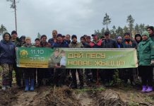 Костюковчане участвуют в акции «Дай лесу новае жыццё!»