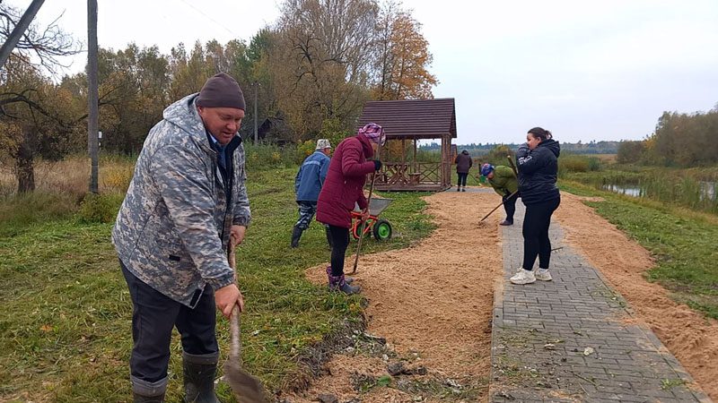 Благоустройство "Липового ручья" продолжается