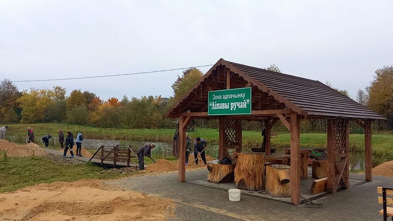 Благоустройство "Липового ручья" продолжается