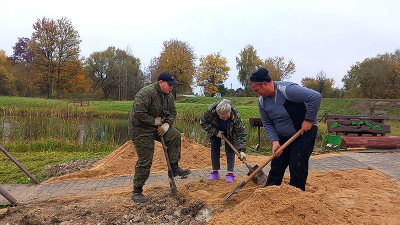 Благоустройство "Липового ручья" продолжается