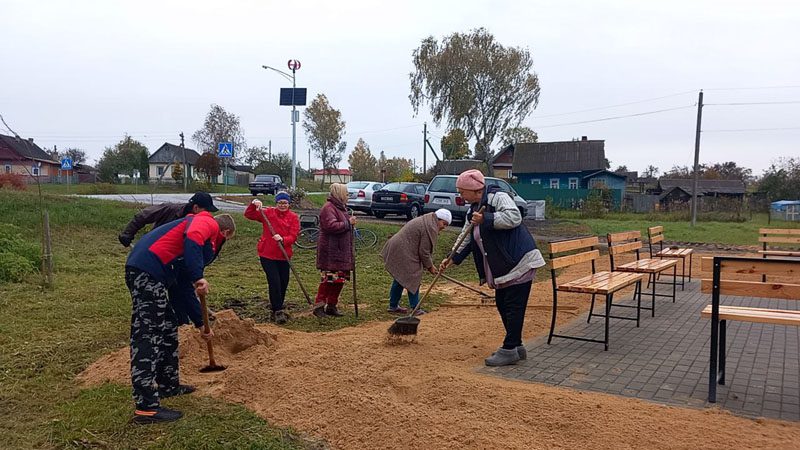 Благоустройство "Липового ручья" продолжается