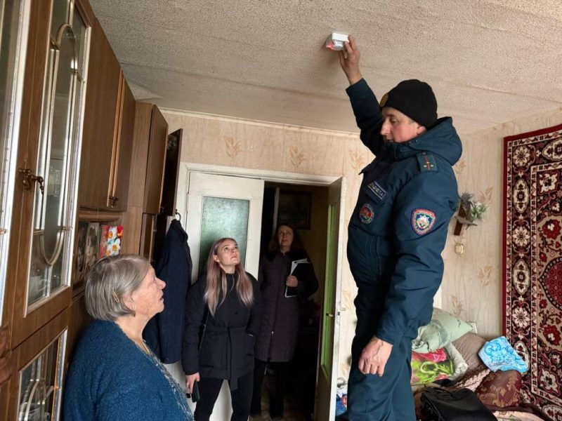 Пожарная безопасность для одиноких костюковчан - установка АПИ