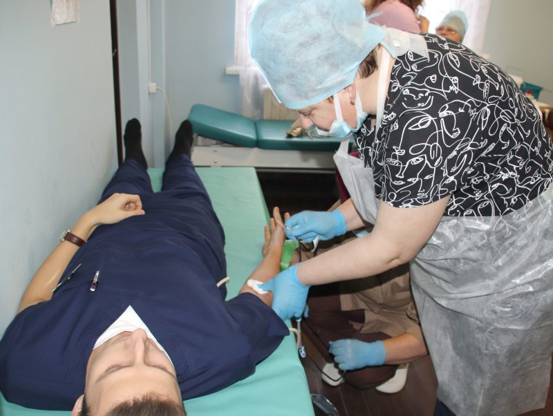 Костюковчане приняли участие в донорской акции