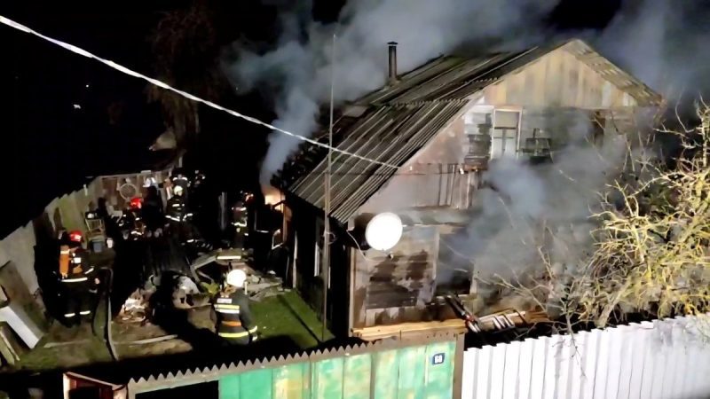 В Костюковичах по ул. 2-я Вокзальная горел дом В Костюковичах по ул. 2-я Вокзальная горел дом