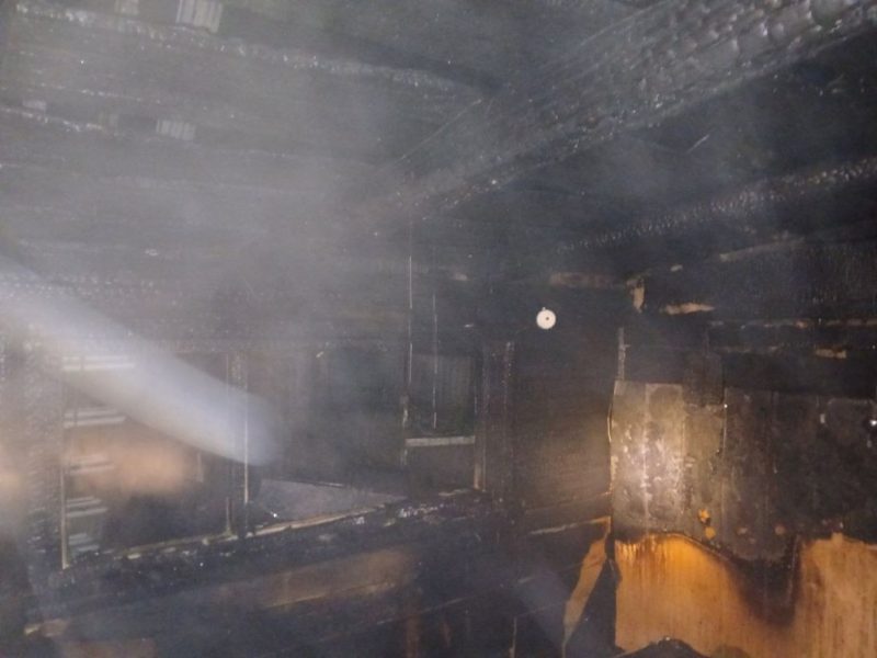 В Костюковичах по ул. 2-я Вокзальная горел дом В Костюковичах по ул. 2-я Вокзальная горел дом