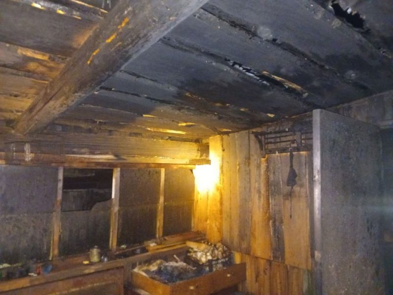 В Костюковичах по ул. 2-я Вокзальная горел дом В Костюковичах по ул. 2-я Вокзальная горел дом