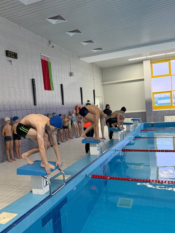 Соревнования по плаванию прошли в Костюковичском ФОЦ