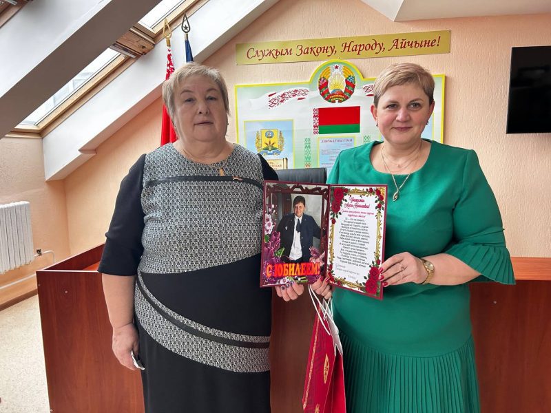 Юбилей ветерана ОВД: поздравления и память о службе