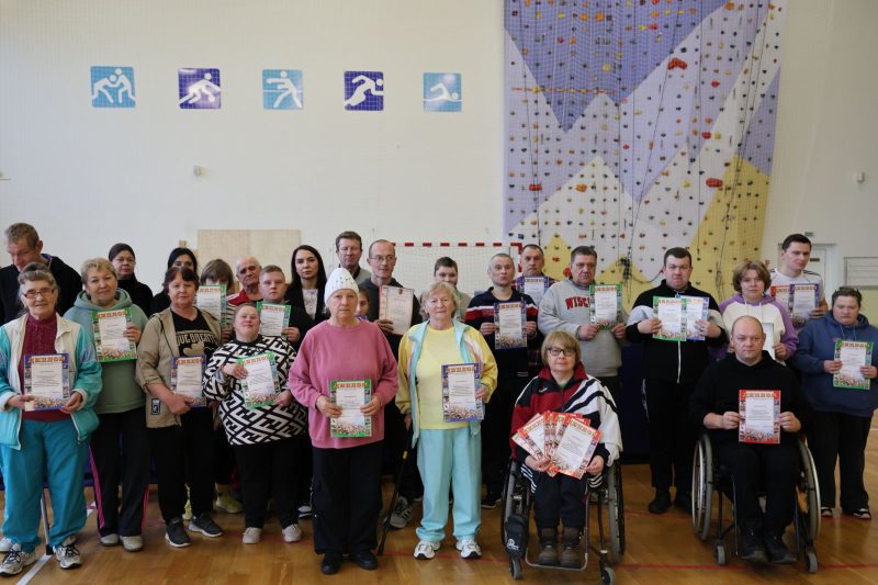 Районные соревнования, посвященные Дню инвалидов, прошли в Костюковичском ФОЦ