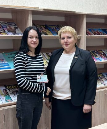 Работники Костюковичского ФОЦ пополнили ряды общественного объединения "Белая Русь"