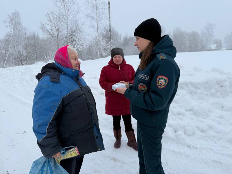 Маршрут безопасности проложили костюковичские спасатели