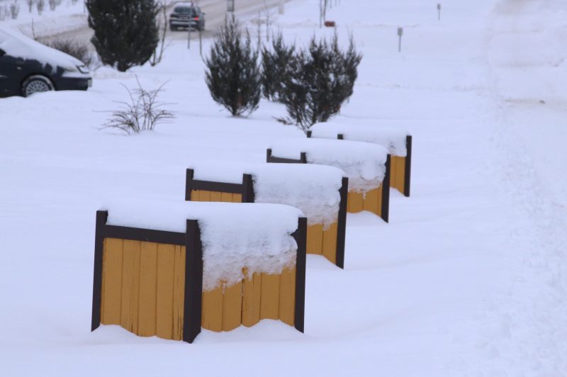 ФОТОФАКТ: Костюковичи не сдаются снежной стихии