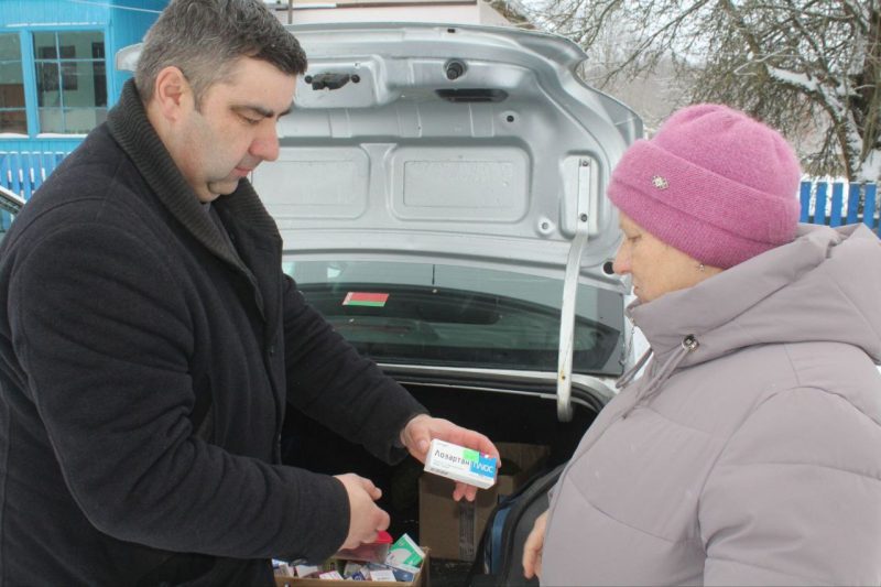 Первый в новом году поезд "Забота" отправился в путь