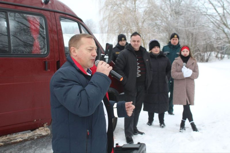 Первый в новом году поезд "Забота" отправился в путь