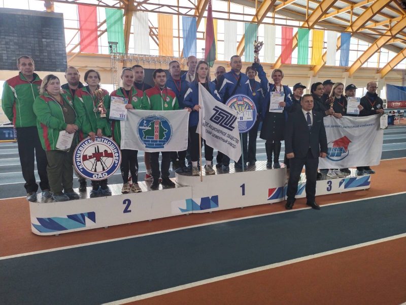 Успешно выступили костюковичские цементники на зимней областной спартакиаде