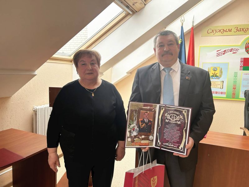 Юбилей ветерана ОВД: поздравления и память о службе
