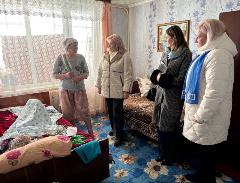 Поздравления с 8 Марта принимали долгожительницы нашего района