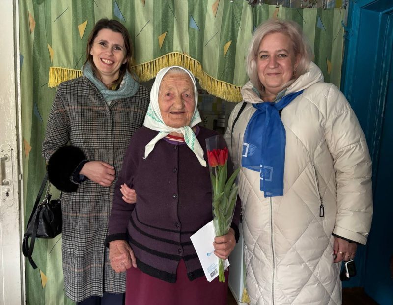 Поздравления с 8 Марта принимали долгожительницы нашего района