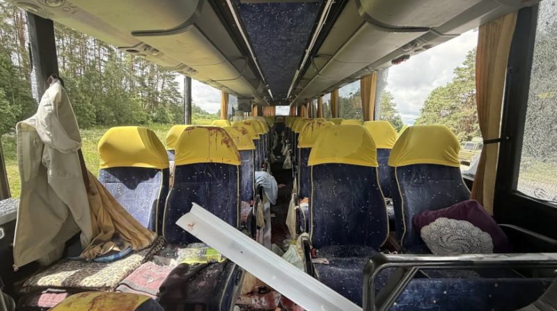 Пострадавшим при атаке БПЛА на автобус с белорусскими детьми помощь оказывается в полном объеме