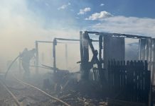 Частный сарай горел в Белой Дуброве